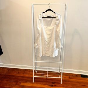 Finesse Mini Dress - white, size 2X